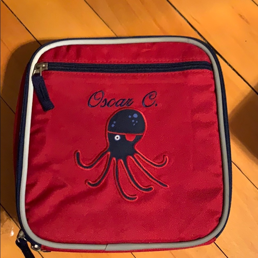 Pottery Barn lunch bag brand new “ Oscar “